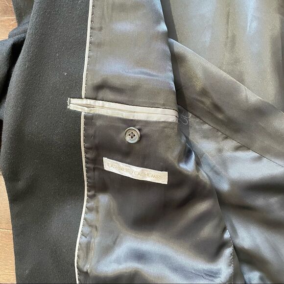 Black 100% Cashmere Blazer - Picture 10 of 15